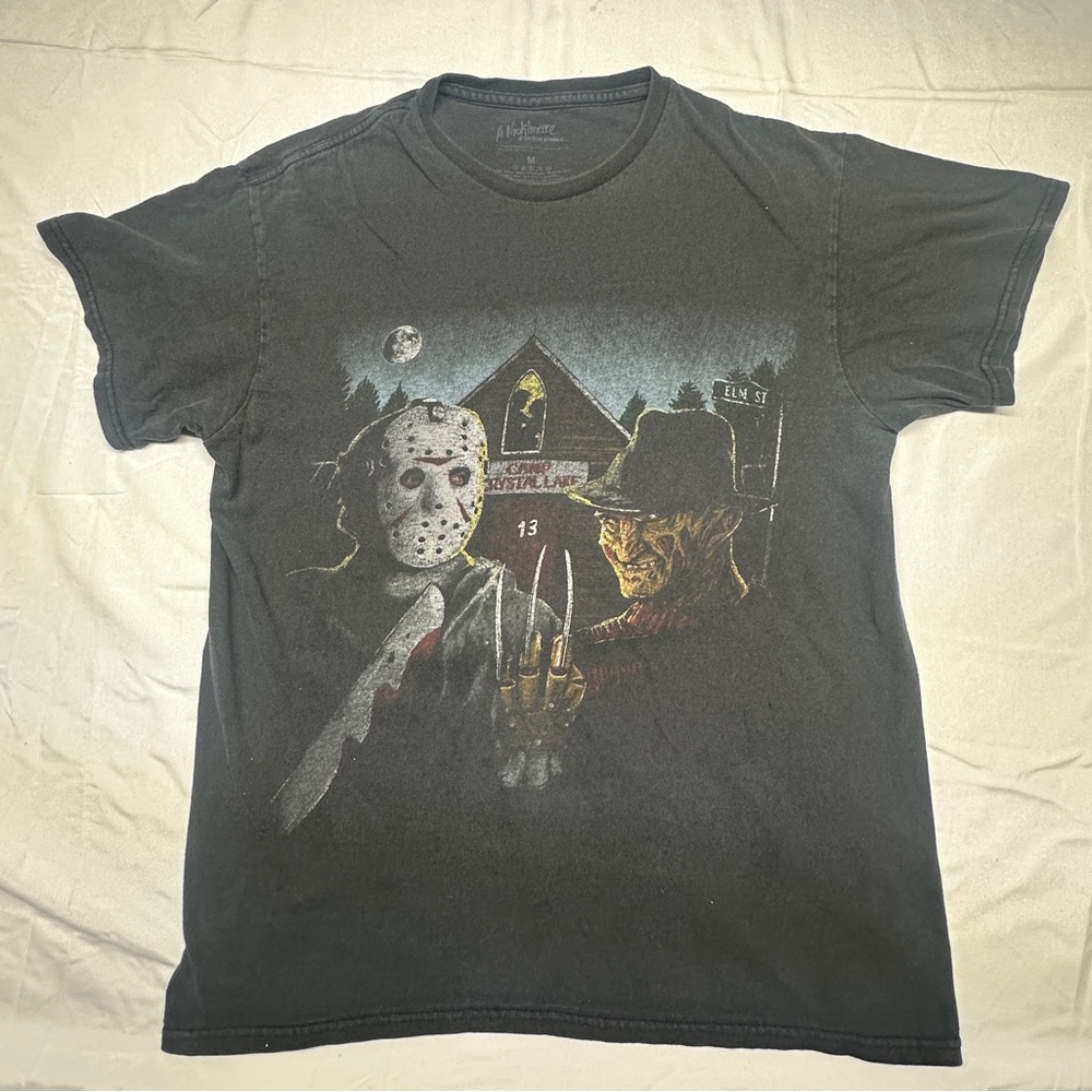 Freddy vs Jason Graphic Black T-Shirt